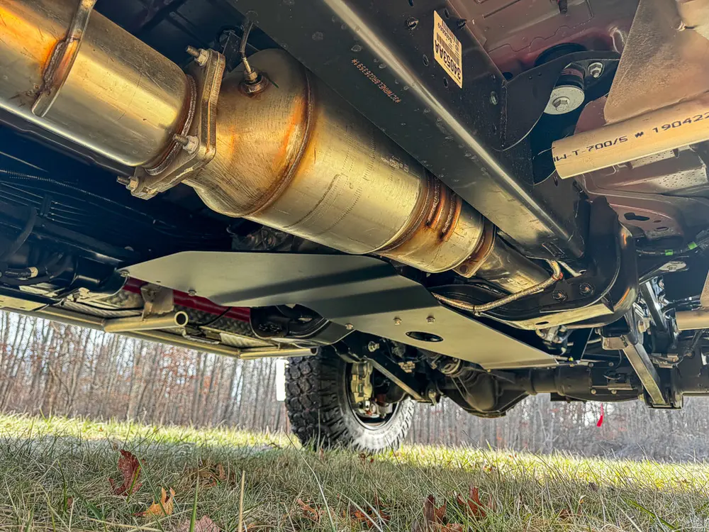 Red brush truck exterior or equipment detail, photo 97 of 97.