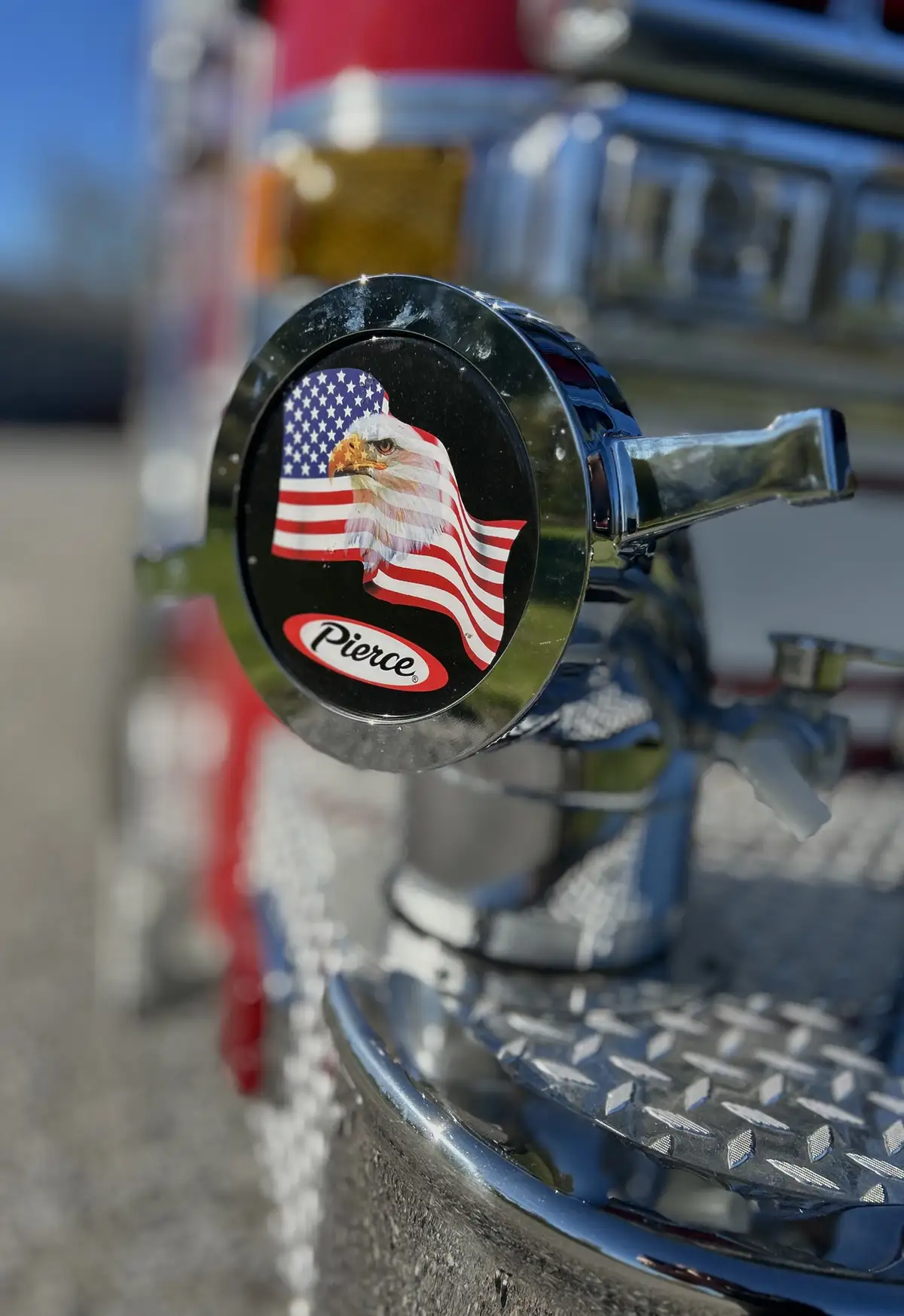 Front bumper intake cap close-up from alternate angle