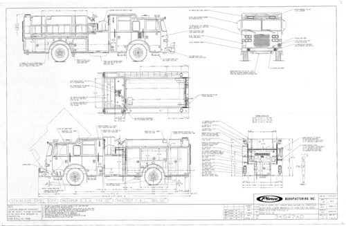 Drawing preview for Pierce Arrow Pumper