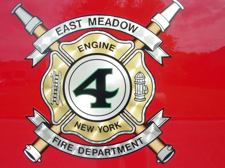 Shield logo close-up on red side panel