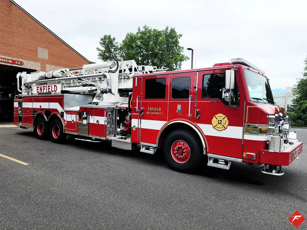 Pierce Velocity Aerial department logo view, photo 28 of 28