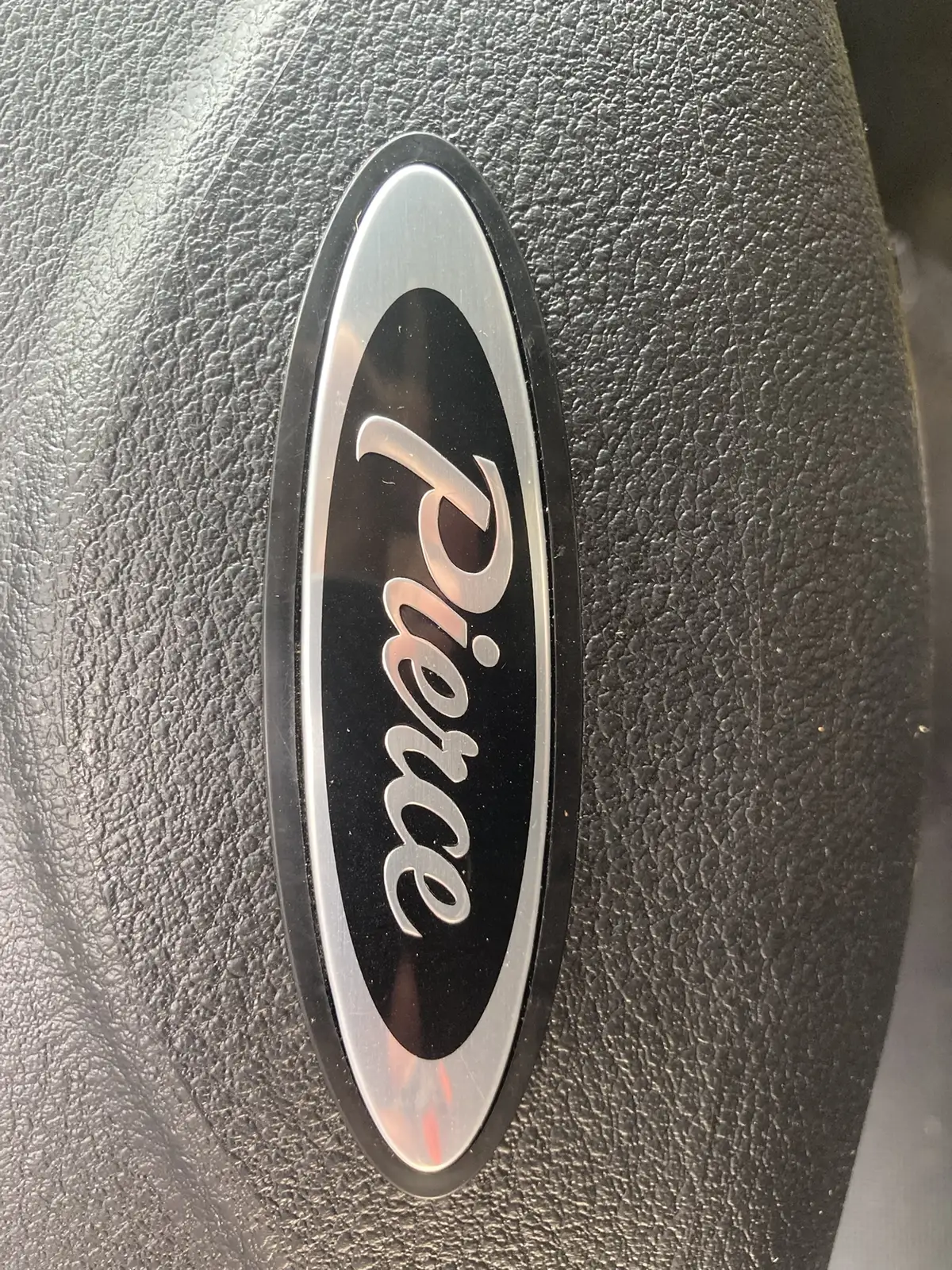 Overhead switch bank close-up for warning and scene lighting