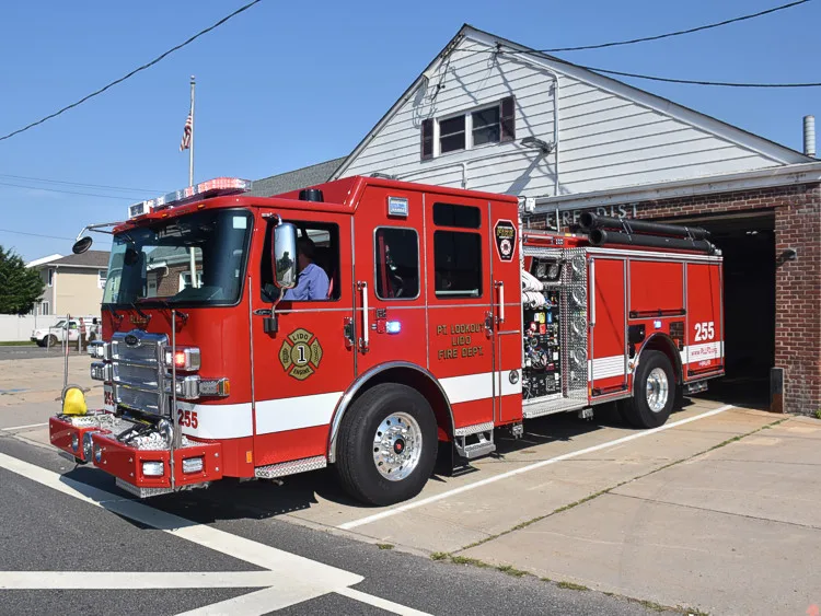 Pumper front-left exterior view showing grille and side body